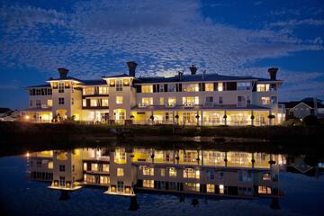 Front of property - evening/night