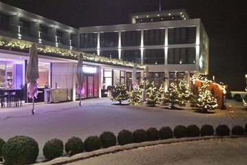Front of property - evening/night