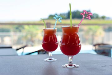 Poolside bar