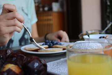 Breakfast buffet