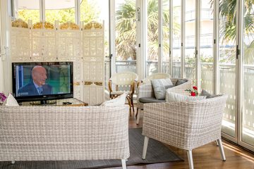 Lobby sitting area