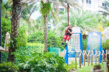 Ziplining