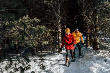 Snowshoeing