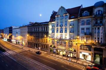 Front of property - evening/night