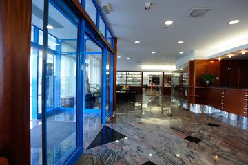 Interior entrance
