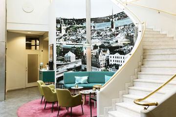 Lobby sitting area
