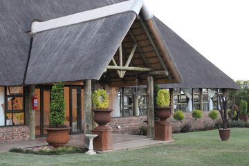 Outdoor wedding area