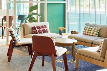 Lobby sitting area