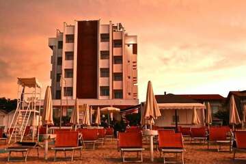 Front of property - evening/night