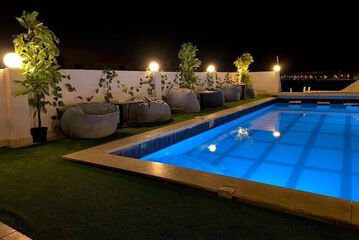 Rooftop pool