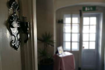 Interior entrance