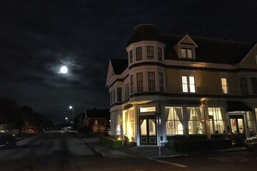 Front of property - evening/night