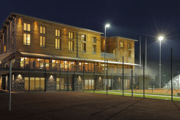 Front of property - evening/night