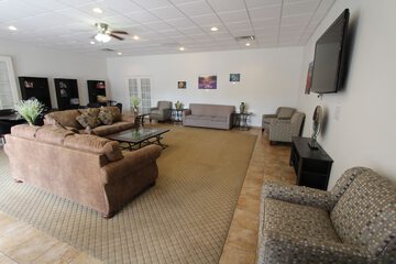 Lobby sitting area
