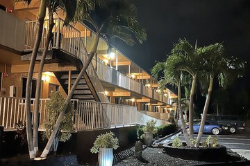 Front of property - evening/night