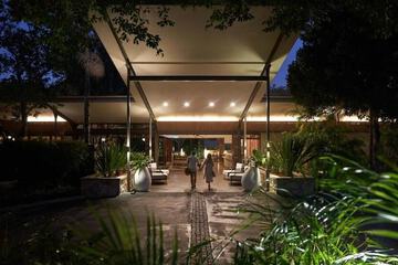 Front of property - evening/night