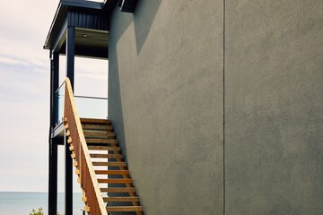 Handrails in stairways