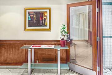 Interior entrance