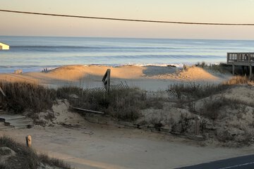 Outdoor wedding area