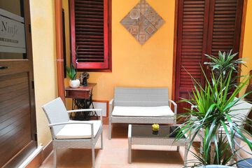 Lobby sitting area