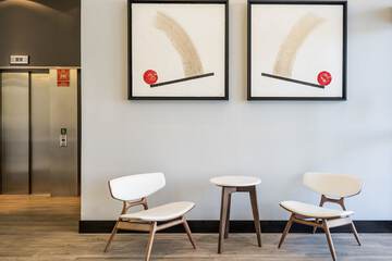 Lobby sitting area