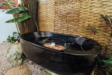 Private spa tub