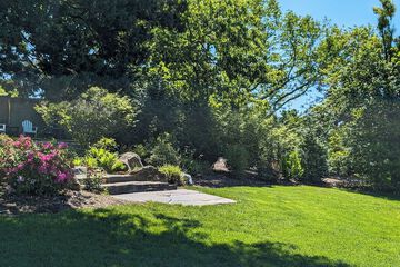 Outdoor wedding area