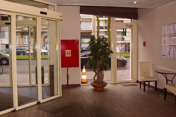 Interior entrance