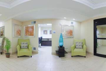 Lobby sitting area