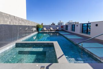 Rooftop pool
