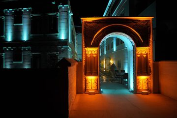 Front of property - evening/night