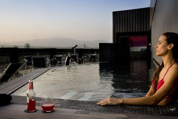 Rooftop pool