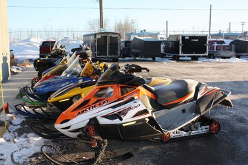 Snowmobiling