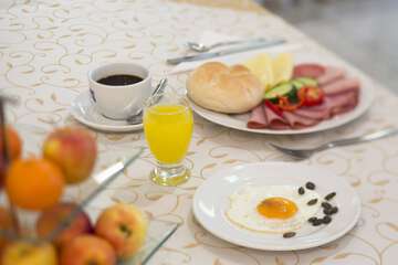 Breakfast buffet