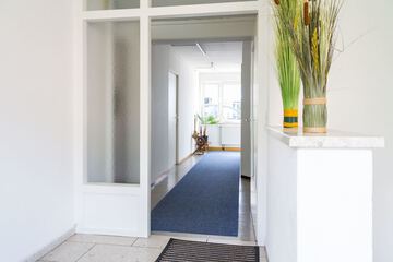 Interior entrance