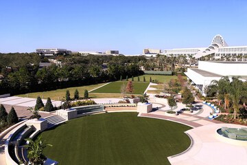 Outdoor wedding area