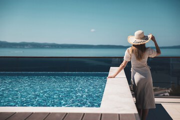 Rooftop pool