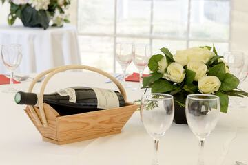 Couples dining