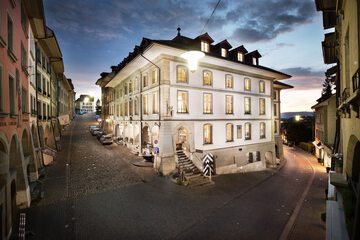Front of property - evening/night