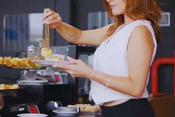 Breakfast buffet