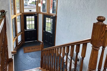 Interior entrance