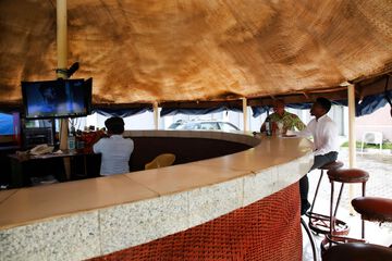 Poolside bar