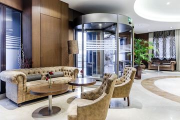 Interior entrance