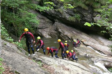 Outdoor rock climbing
