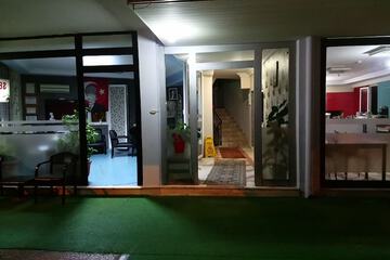 Interior entrance