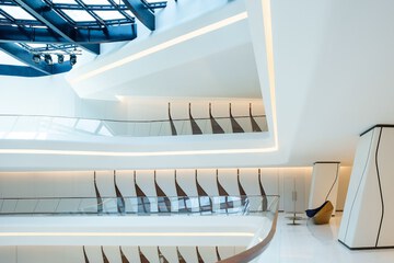 Handrails in hallways