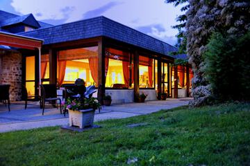 Front of property - evening/night