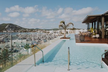 Rooftop pool