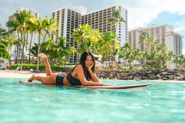 Surfing/boogie boarding