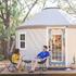 The Peacock Yurt at Camposanto ATX Glamping on Lake Travis